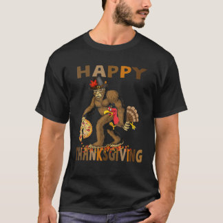 T-shirt Pèlerin de Bigfoot Turquie Bon thanksgiving Citrou