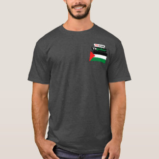 t-shirt pelestine libre, nous sommes ensemble chem