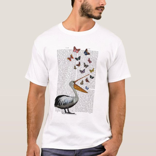 T-shirt Pelican & Papillons (Devant)