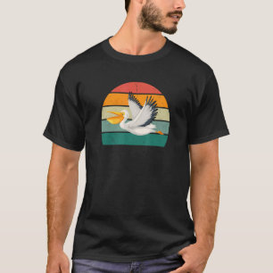 T-shirt Pélicans Big Beak Pélican Beak Poisson Voler Ailes