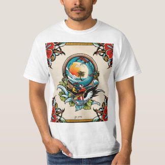 T-shirt Pélicans sur la Jetée | Marina Côtière 