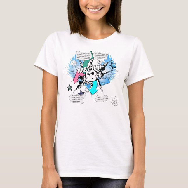 T-shirt peloton de lady2bomb (Devant)