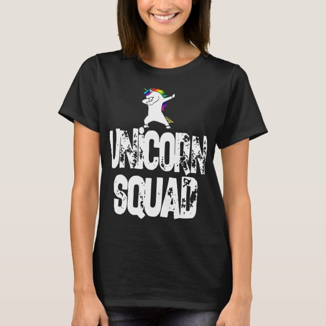 T-shirt peloton de licorne (Devant)