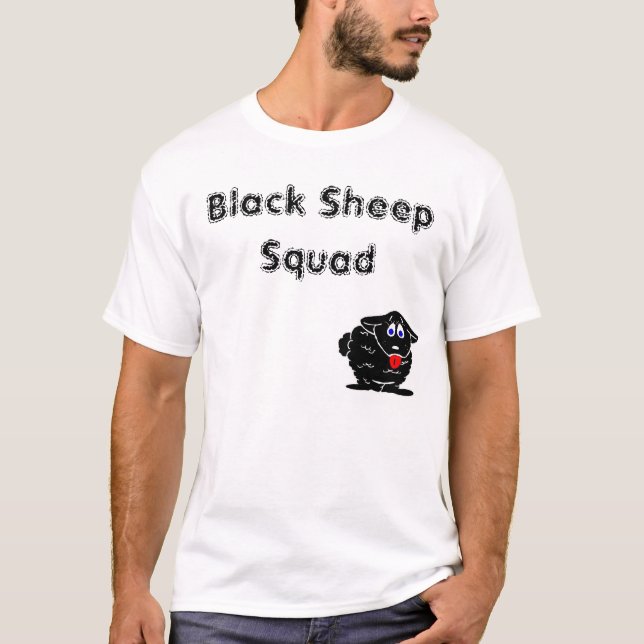 T-shirt Peloton de moutons noirs (Devant)