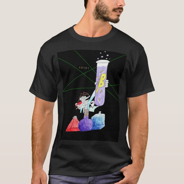 T-shirt Peloton de rat de pirate dans le laboratoire (Devant)