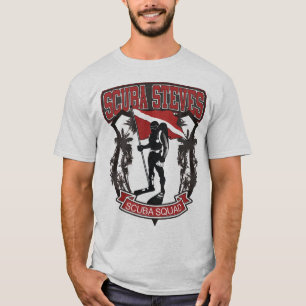 T-SHIRT PELOTON DE SCAPHANDRE DU SCAPHANDRE STEVES