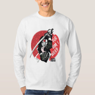 T-shirt Peloton de suicide   Katana "pour lui que je