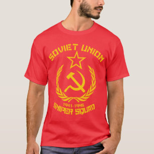 T-shirt Peloton de tireur isolé d'Union Soviétique