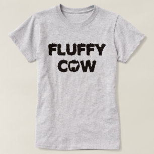 T-shirt pelucheux de vache