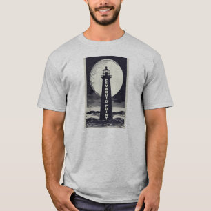 T-shirt Pemaquid Point Light Lune