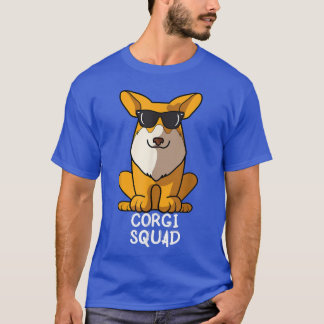 T-shirt Pembroke Corgi Squad Funny Chien Maman Chien Papa