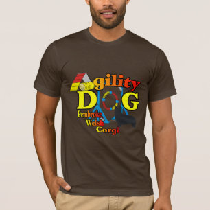 T-shirt Pembroke Welsh Corgi Agility Shirts Cadeaux