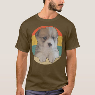 T-shirt Pembroke Welsh Corgi Chien Chien Chien Chien Vinta