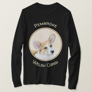 T-shirt Pembroke Welsh Corgi Peinture - Art Chien original