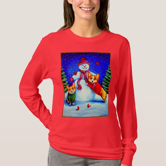 T-shirt Pembroke Welsh Corgi Tee - shirt (Devant)