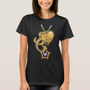 T-shirt Pendentif d'or de Supergirl