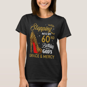 T-shirt Pénétrer dans mon 60e anniversaire avec la grâce d