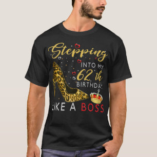 T-shirt Pénétrer Dans Mon 62e Anniversaire Comme Un Patron