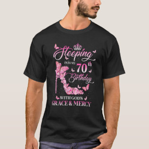T-shirt Pénétrer dans mon 70e anniversaire avec la grâce d