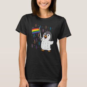 T-shirt Penguin Arc-en-ciel Drapeau Gay mignon Lgbtq Pride