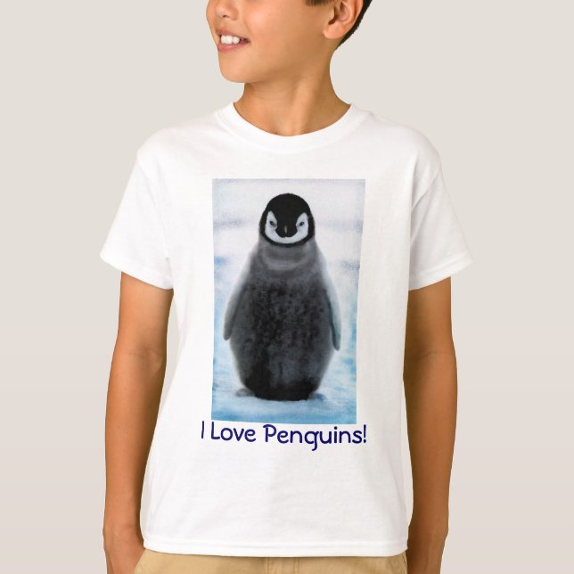 T-shirt Penguin Birds Wildlife Birdlover Cadeau (Devant)