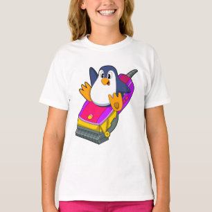 T-shirt Penguin comme coiffeur avec Razor
