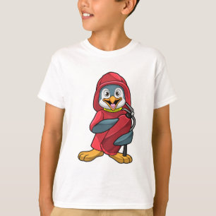 T-shirt Penguin comme pompier avec Extinguisher