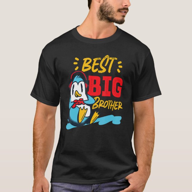 T-shirt Penguin du Meilleur Big Brother (Devant)