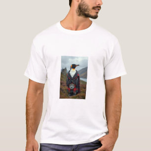 T-shirt Penguin écossais en kilt