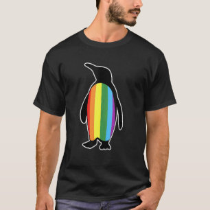 T-shirt Penguin Lgbt Sensibilisation Penguin Gay Penguin L