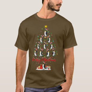 T-shirt Penguin Oiseau Oiseau Correspondant Père Noël Peng