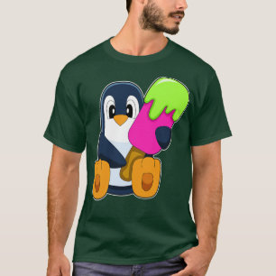 T-shirt Penguin Popsicle
