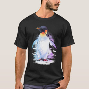 T-shirt Penguin Poster de animal coloré Art Penguin