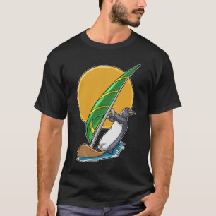 T-shirt Penguin Summer Surboard Sail