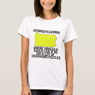 T-shirt Pennsylvanie - Où Dracula vivrait...
