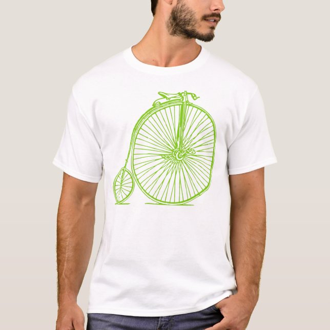 T-shirt Penny Farthing - Martian Green (Devant)