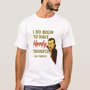 T-shirt Pensées sanglantes de vampire