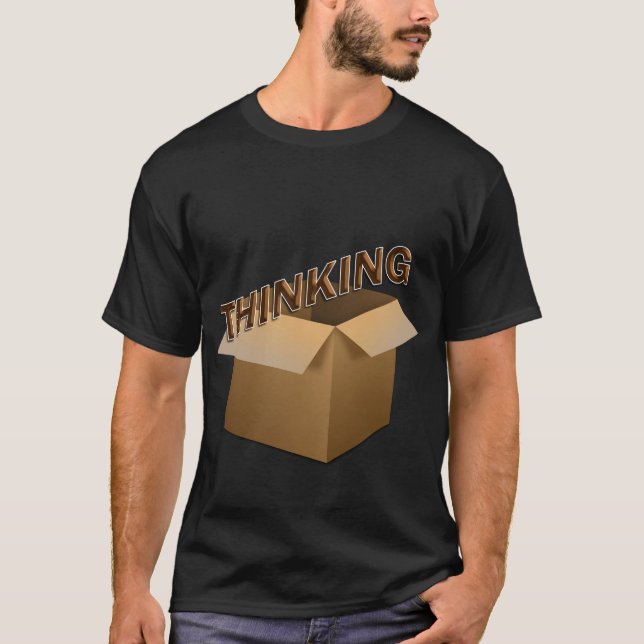T-shirt Penser À L'Extérieur De La Boîte (Devant)