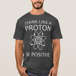 T-shirt Penser comme un passionné de physique de l'Humour