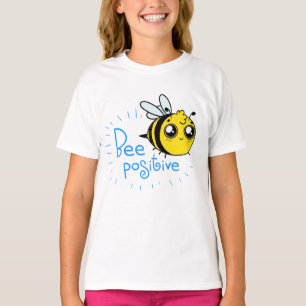 T-shirt Penser Positive Abee Positive Mignonne Abee