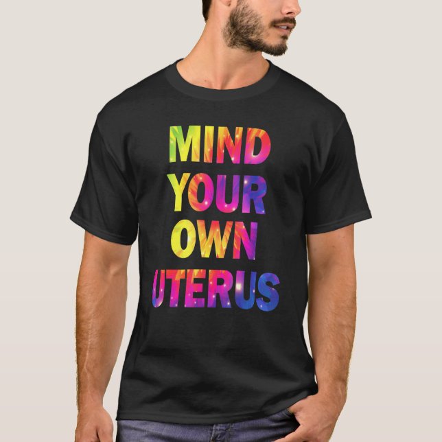 T-shirt Pensez à votre Uterus droits des femmes féministe  (Devant)