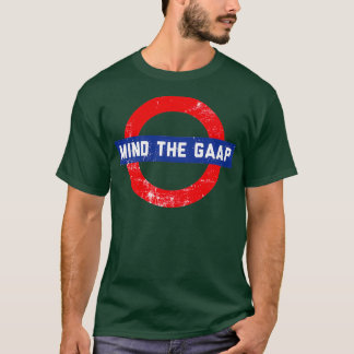 T-shirt Pensez au comptable amusant de bâton