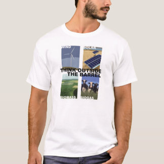 T-shirt Pensez au-delà du baril