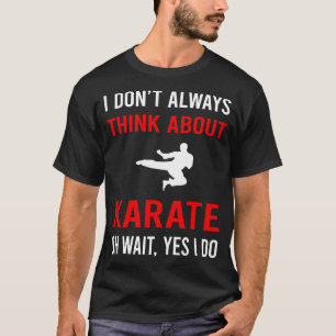 T-shirt Pensez au karaté