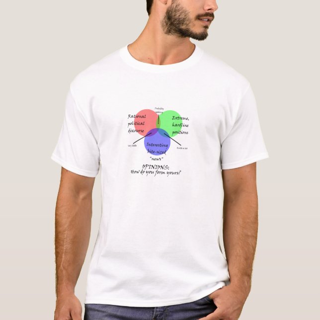 T-shirt Pensez avant le vote (Devant)