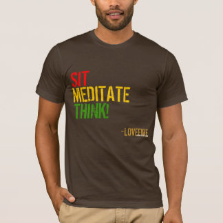 T-shirt Pensez ! (Brun)