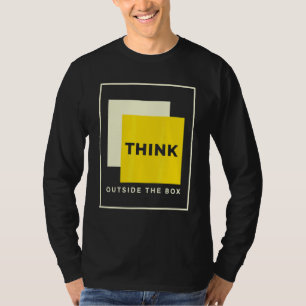 T-shirt Pensez Dehors De La Boîte Genius Teacher Pour Ense