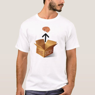 T-shirt pensez en dehors de la boîte