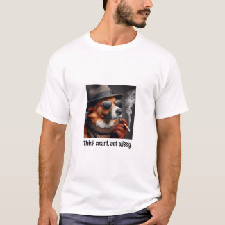T-shirt Pensez intelligemment, agissez avec sagesse