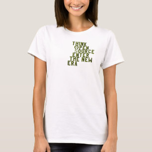 T-shirt pensez la source ouverte